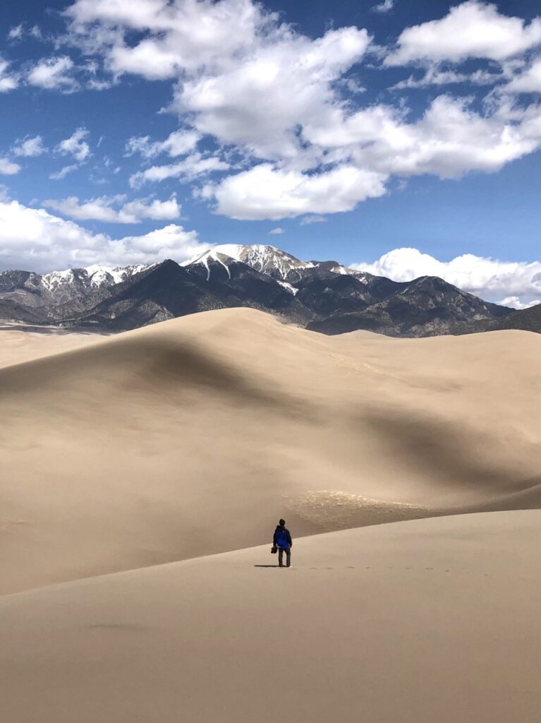 Stunning scenery at the Sand Dunes National Park & Preserve