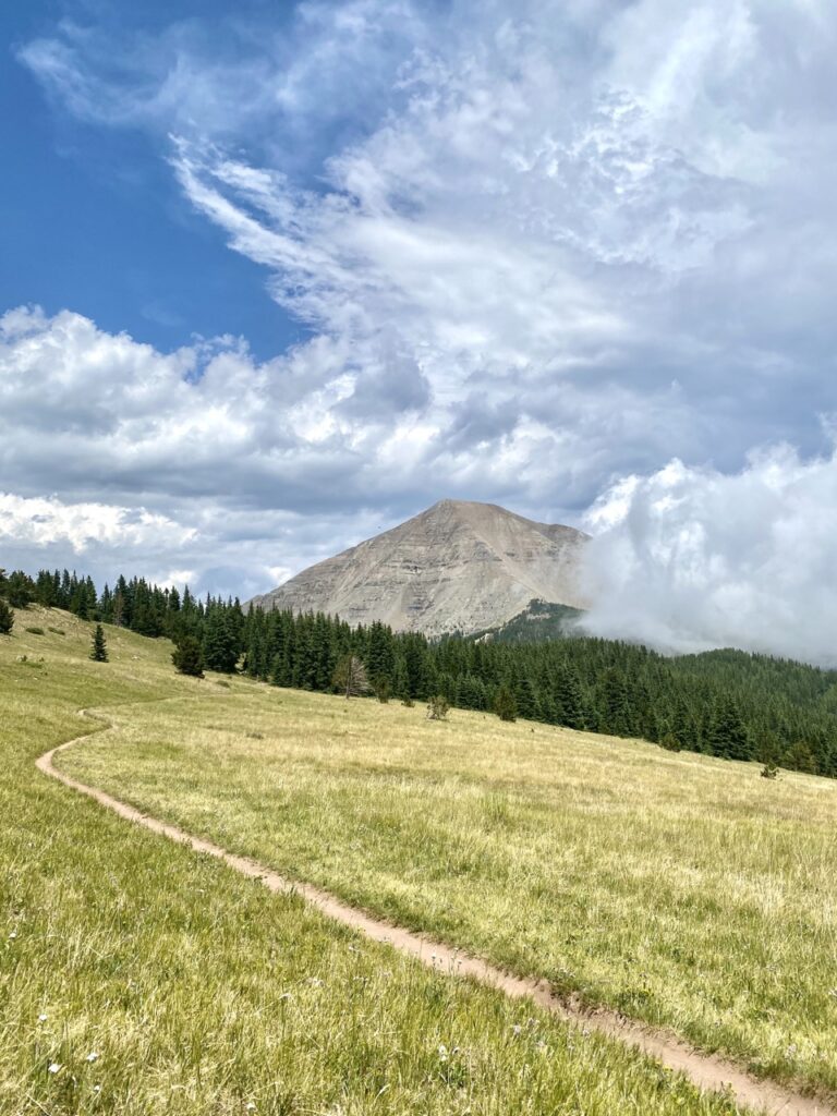 The best view in Cuchara, West Spanish Peak from Cordova Pass