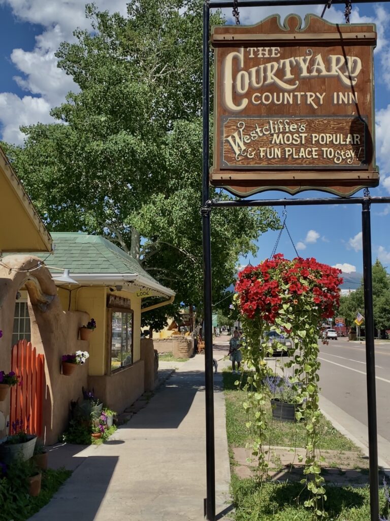 visiting westcliffe, one of colorado's greatest small towns. cozy and bright inn 