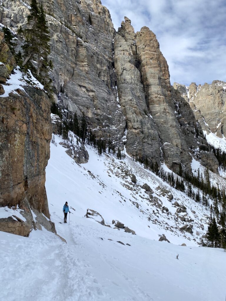 the most beautiful winter hike in rocky mountain national park 