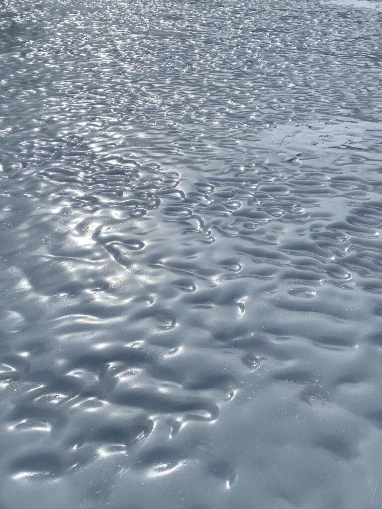 frozen loch lake