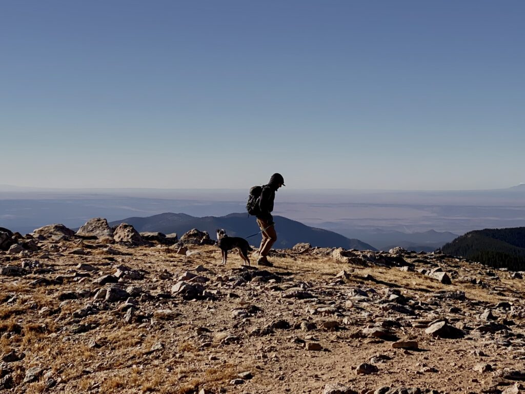 jonathan hiking northern new mexico